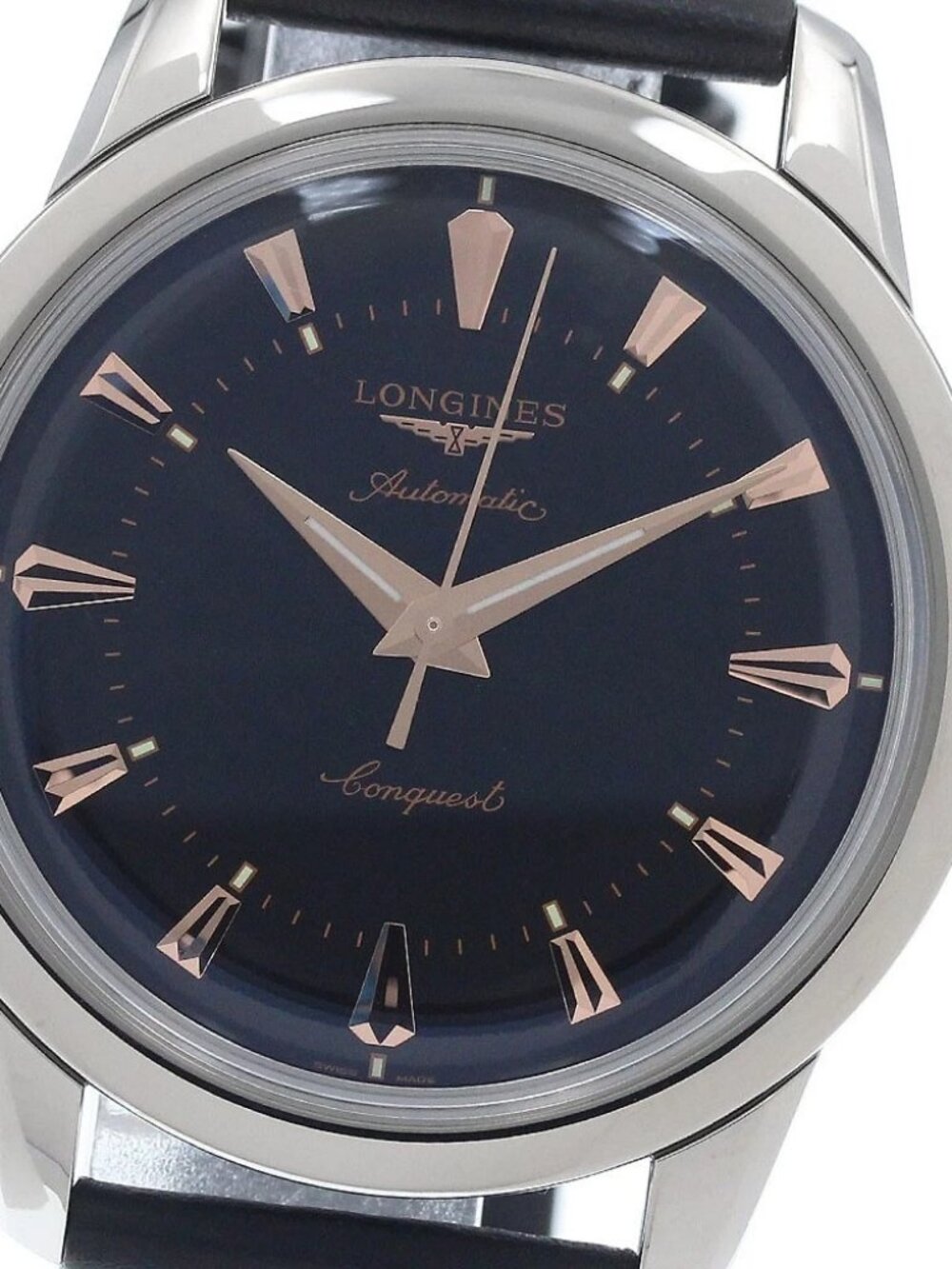 LONGINES Conquest Heritage L1.649.4 black Dial Automatic Men's Watch_952033